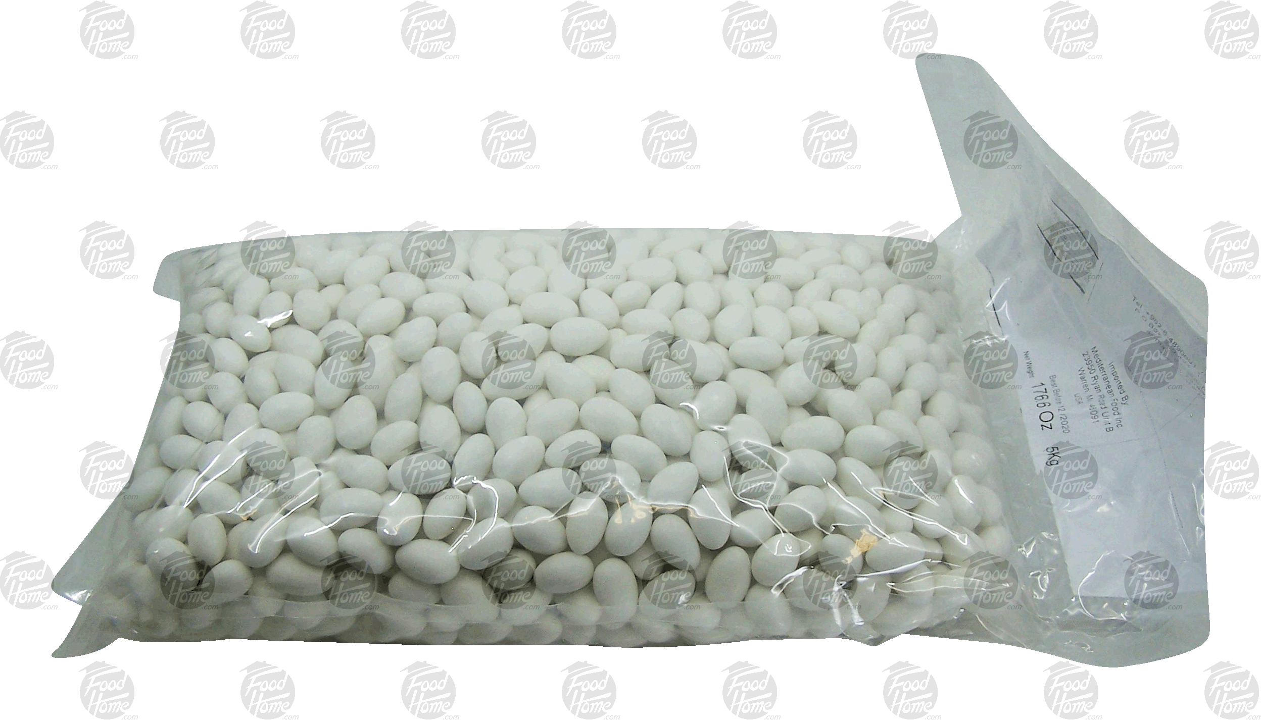 Mediterranean  white candy coated almonds Full-Size Picture